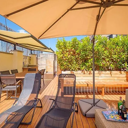 Ht Borromini Penthouse Daire Roma